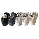 Women’s Pure Cotton Ankle Socks, Comfortable & Odor-Resistant, Sweat-Wicking with Seamless Toe, 5-Pack