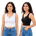 Women39s Ribbed Tank Top Pack of 2