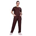 Womens Round Neck Pajamas set in Polyester