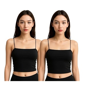 Womens Seamless Long Crop Top Combo