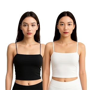 Womens Seamless Long Crop Top Combo