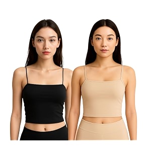 Womens Seamless Long Crop Top Combo