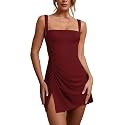 Womens Sexy Sleeveless Square Neck Bodycon Ruched