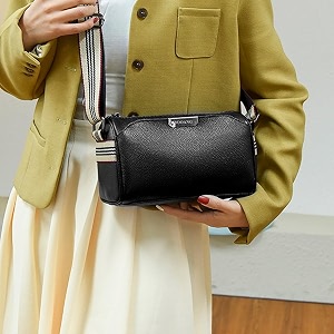 Womens Soft Genuine Leather Crossbody Sling Bag