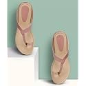 Womens Toe Ring Sandals Elegant Ruched