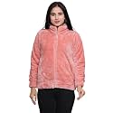 Womens Ultra-Soft Plush Fleece Winter Jacket with