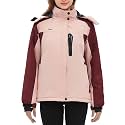 Women‘s Waterproof Winter Jacket Skiing Warm Fleece Snow Coat Hooded Windproof Raincoat S-3XL