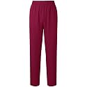 Women Scrub Pants Straight Leg Pull-on Pant Elastic Waist Stretchy Bottoms Nursing Work Trousers with Pocket