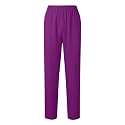 Women Scrub Pants Straight Leg Pull-on Pant Elastic Waist Stretchy Bottoms Nursing Work Trousers with Pocket