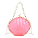 Women Seashell Evening Bag Purse Mermaid Chain Strap Clutch Handbag Shoulder Bag