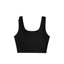 Women Slim Fit Sleeveless Crop Tank Top