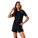 Women Solid Co-Ord Set T-Shirt amp
