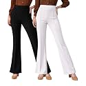 Women Solid Flared Trousers Pack of 2