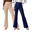 Women Solid Flared Trousers Pack of 2