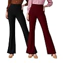 Women Solid Flared Trousers Pack of 2