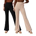 Women Solid Flared Trousers Pack of 2