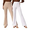 Women Solid Flared Trousers Pack of 2