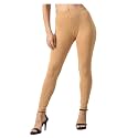 Women Solid Soft Cotton Slim Fit Leggings