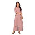 Women Straight-Cut Kurta Pant Set with Subtle