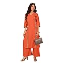 Women Straight-Cut Kurta Pant Set with Subtle