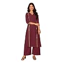 Women Straight-Cut Kurta Pant Set with Subtle