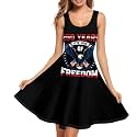 Women Stylish Tank Dresses Sleeveless Round Neck Midi Casual Dress with Pocket for Summer