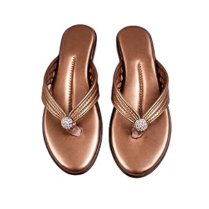 Women Stylish Toe Ring Flats Cushioned