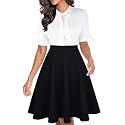 Women Summer Floral Ruffle Sleeve Wear to Work Church Wedding Guest Party Dresses