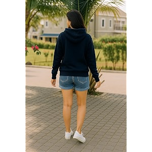 Women Sweatshirt with Hoodies Hooded Neck Regular