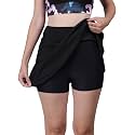 Women Swim Skirts Swimsuit High Waist Swimming Skorts with Shorts Bikini Bottoms Bathing Suit Bottoms