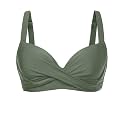 Women Underwire Bikini Top - Bra Padded Push Up Swimsuit Top