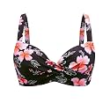 Women Underwire Bikini Top - Bra Padded Push Up Swimsuit Top