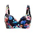 Women Underwire Bikini Top - Bra Padded Push Up Swimsuit Top