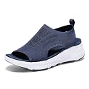 Women Walking Sandals Arch Support Orthotic Comfortable Plantar Fasciitis Non-slip Casual Open Toe Sport Sandals for Athletic Summer Beach