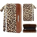 Coco Rossi Light Leopard Wallets for Women RFID Blocking Credit Card Holder
