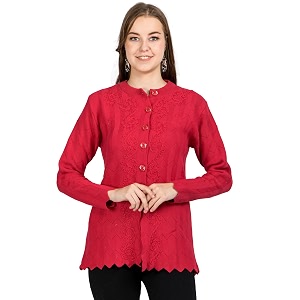 lady willington women woolen round neck cardigan sweater heavy front long kadai cardigan winter wear pure wool cardigan for women free size cotty warm cardigans with side pockets