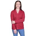 Women Woolen v-Neck Cardigan Pullover Sweater for