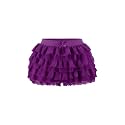 Women Y2K Lace Multi-Layered Bloomers Lolita Ruffle Shorts Cute Mini Skirt