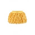 Women Y2K Lace Multi-Layered Bloomers Lolita Ruffle Shorts Cute Mini Skirt