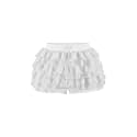 Women Y2K Lace Multi-Layered Bloomers Lolita Ruffle Shorts Cute Mini Skirt