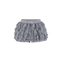 Women Y2K Lace Multi-Layered Bloomers Lolita Ruffle Shorts Cute Mini Skirt