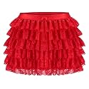 Women Y2K Lolita Bloomers Lace Mesh Ruffle Shorts Sexy Boyshorts Elastic Waist Sweet Pettipants