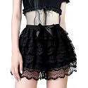 Women Lolita Bloomers Lace Ruffle Shorts Y2k Pumpkin Pants Sexy Layered Bottoms