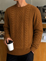 WOMENPRIDE Self Design Round Neck Casual Men