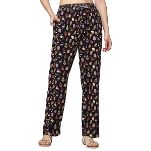 Womens 100 Cotton Loungwear Pyjama Pant-pack of