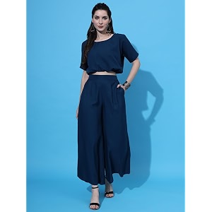 Womens 2-Piece Solid Coord Set Relexfit