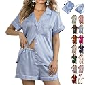 WJing Yi Jia Womens 3Pcs Floral Pajamas