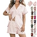 WJing Yi Jia Womens 3Pcs Floral Pajamas