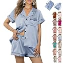 WJing Yi Jia Womens 3Pcs Floral Pajamas