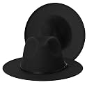 Womens &amp; Mens Fedora Hats, Wide Brim Fedora Hats for Women Men